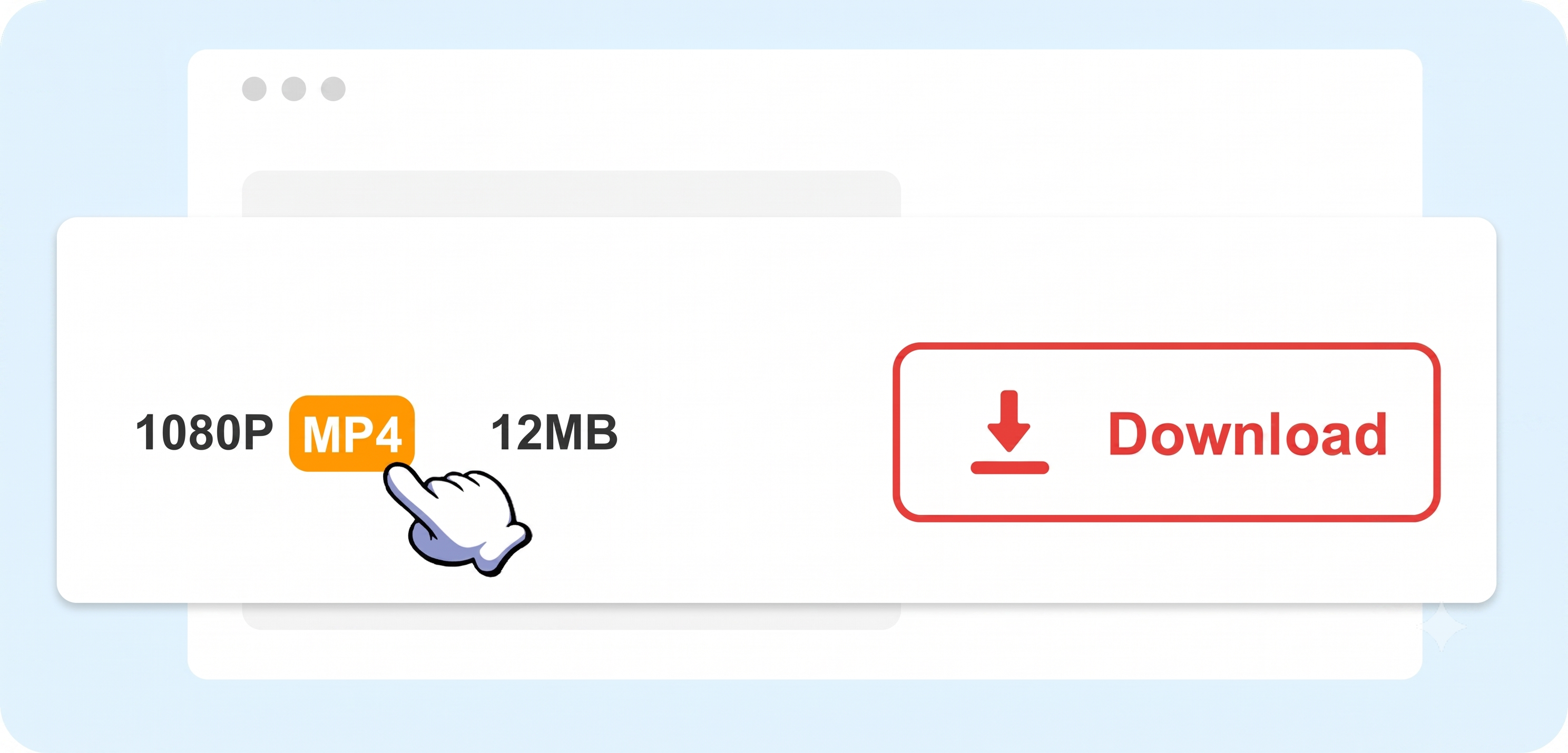 Select File Type & Quality